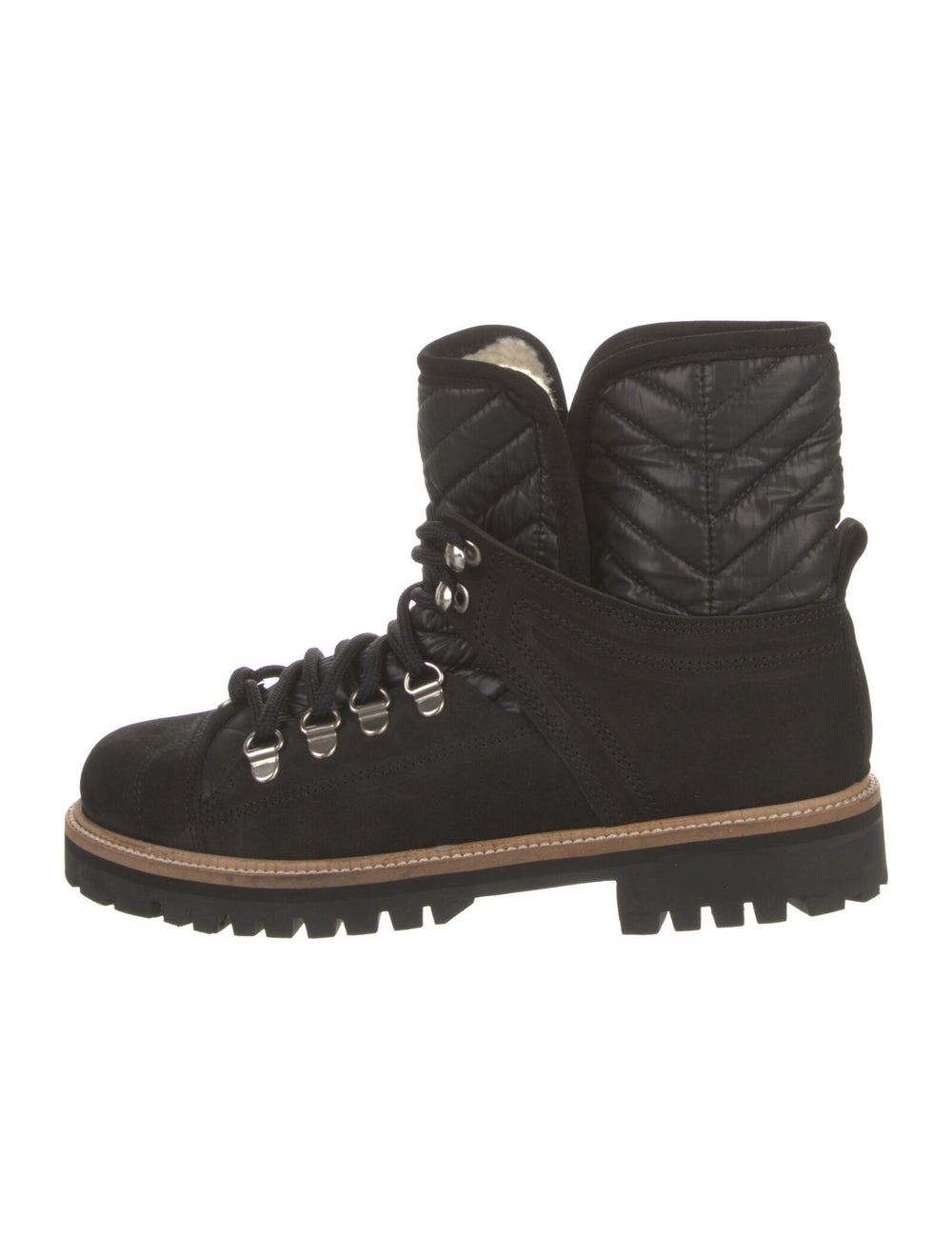 Ganni Leather Combat Boots - image 1