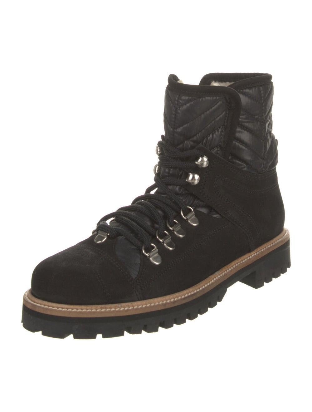 Ganni Leather Combat Boots - image 2