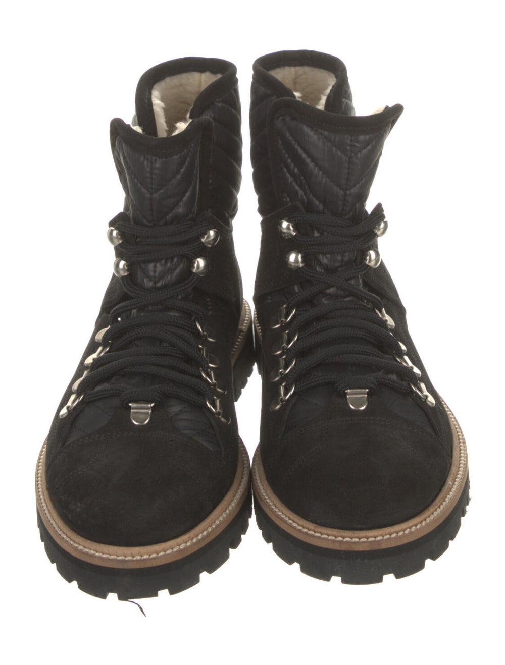 Ganni Leather Combat Boots - image 3