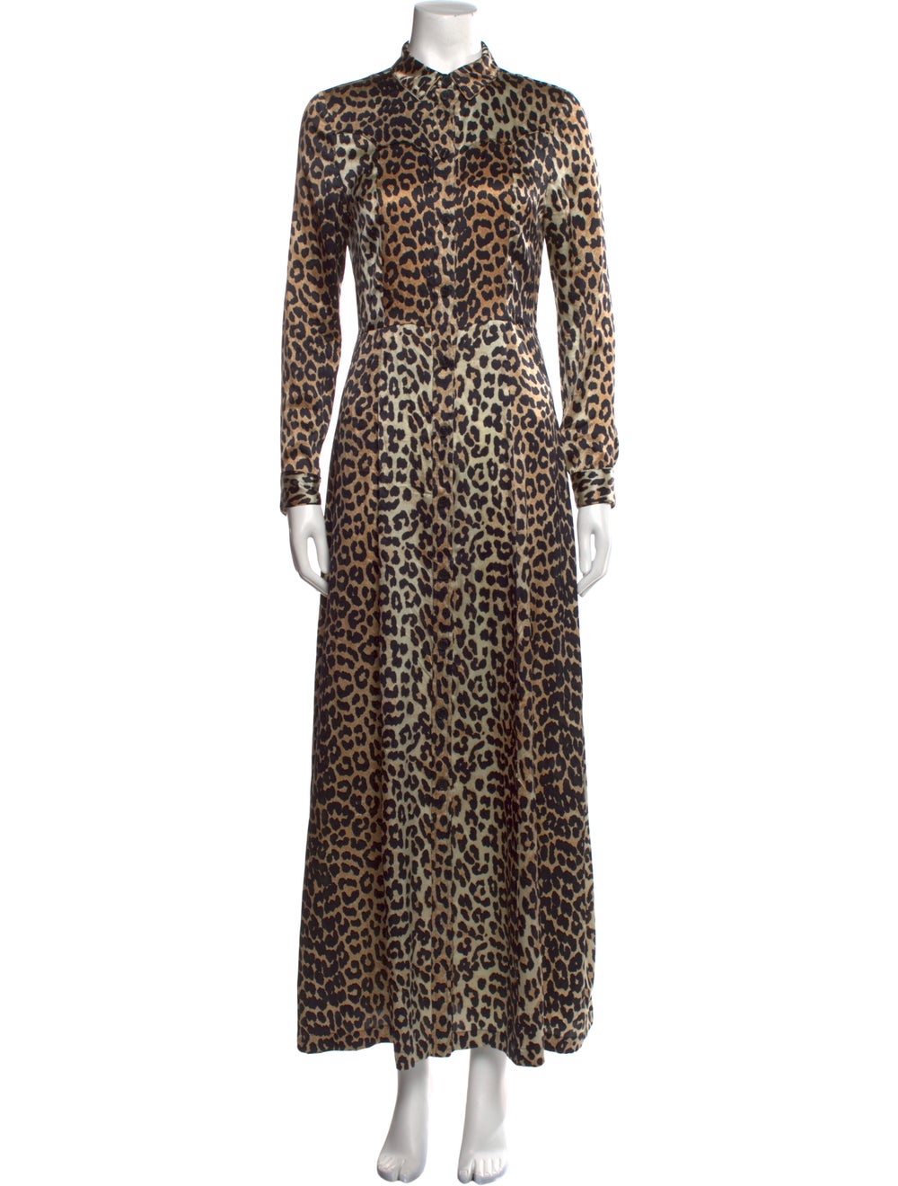Ganni Silk Long Dress - image 1