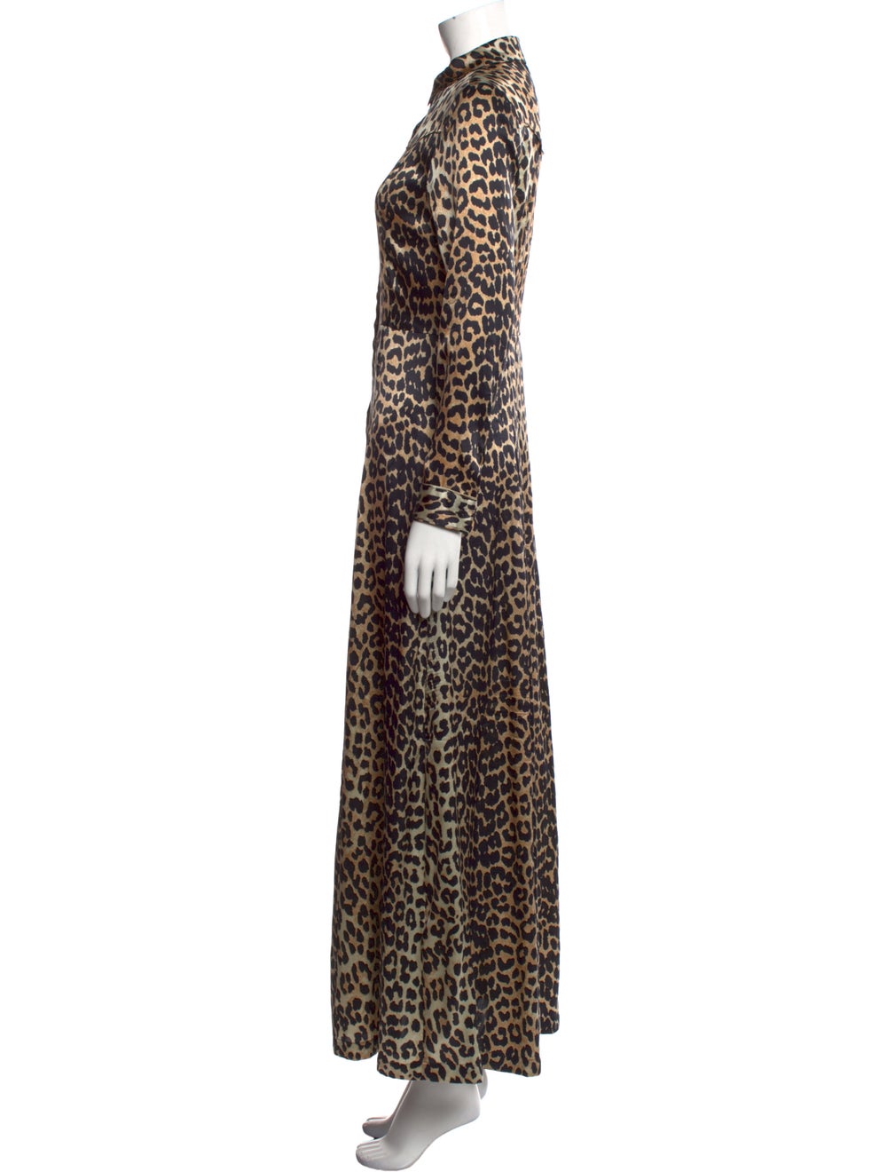 Ganni Silk Long Dress - image 2