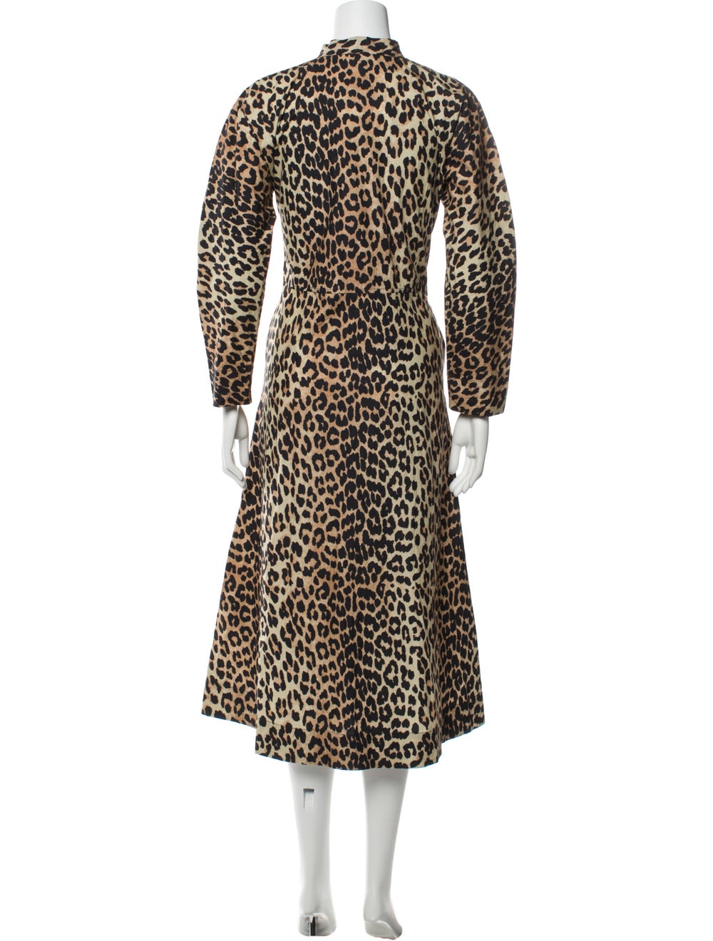 Ganni Animal Print Long Dress - image 3
