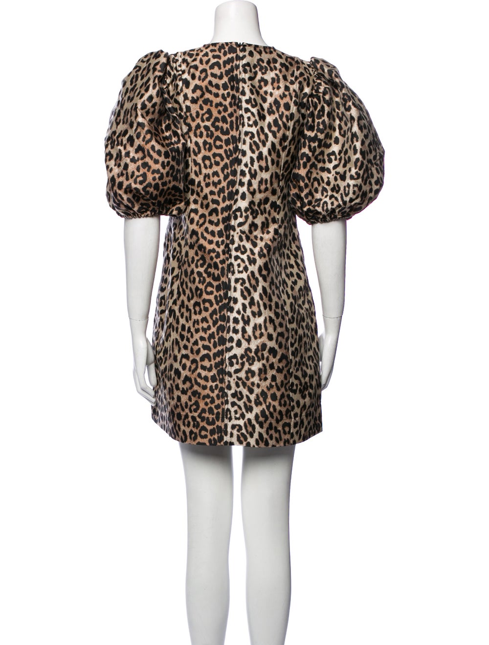 Ganni Animal Print Mini Dress - image 3