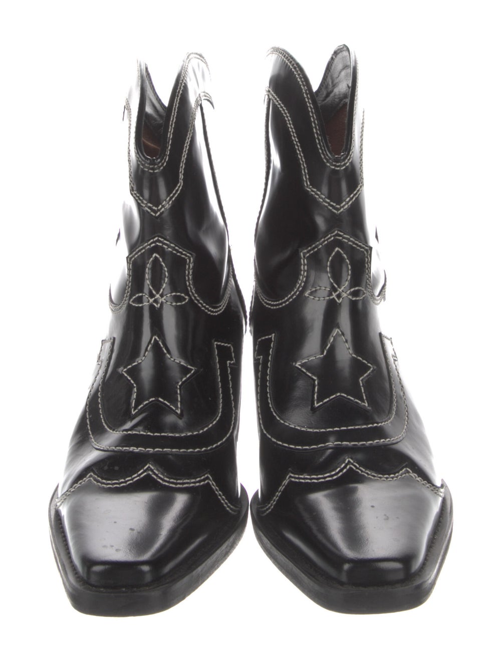 Ganni Leather Western Boots - image 3