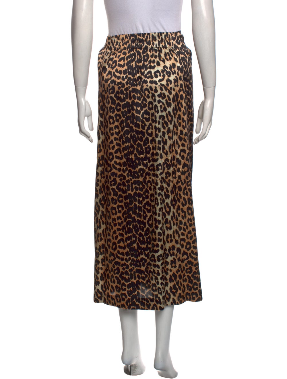 Ganni Silk Midi Length Skirt - image 3