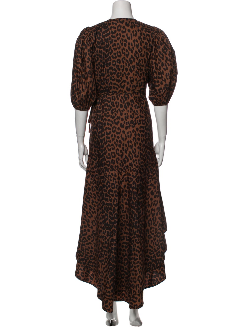 Ganni Animal Print Long Dress - image 3