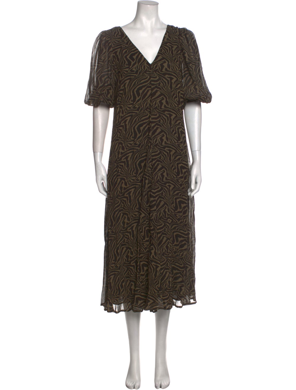 Ganni Printed Long Dress - image 1