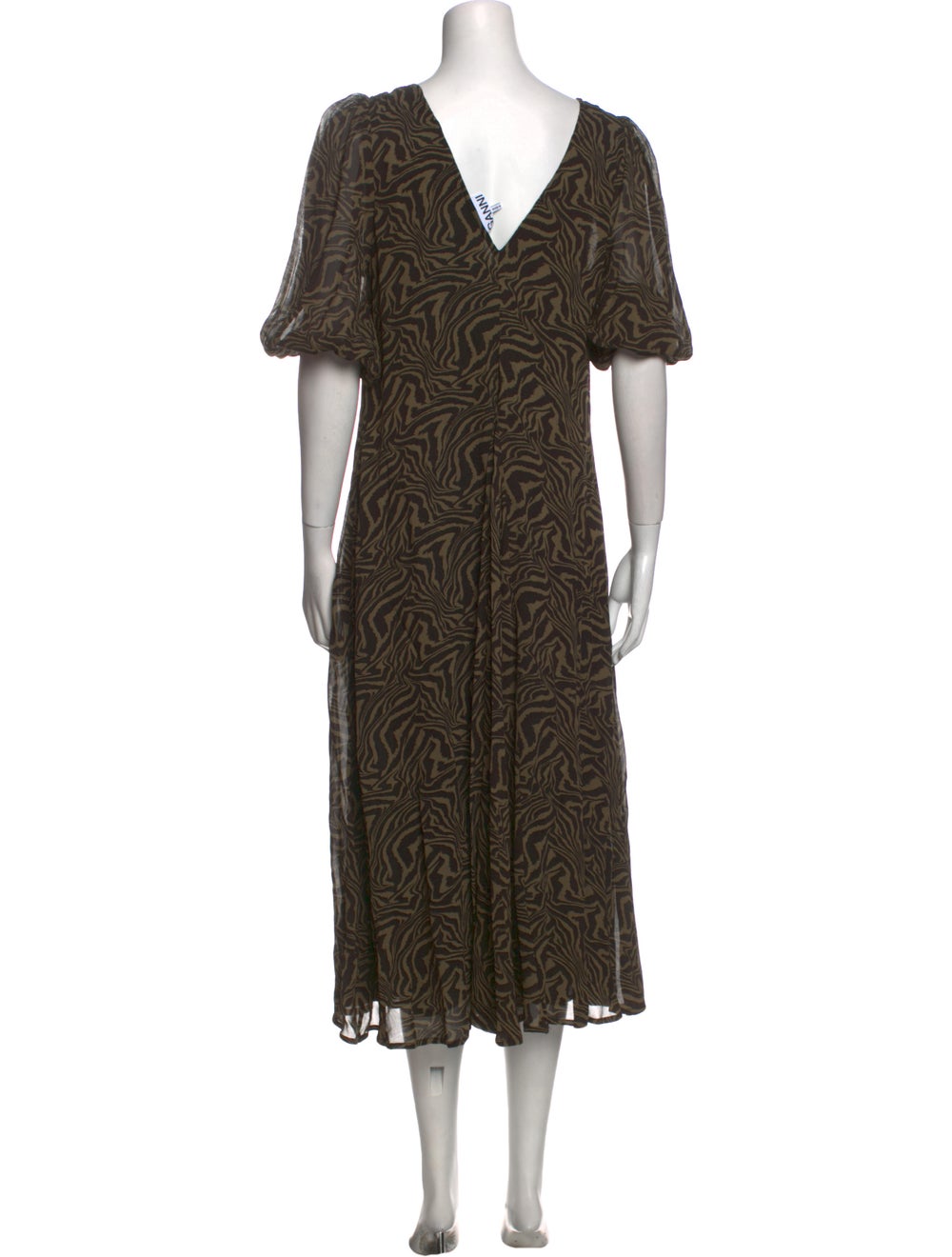Ganni Printed Long Dress - image 3