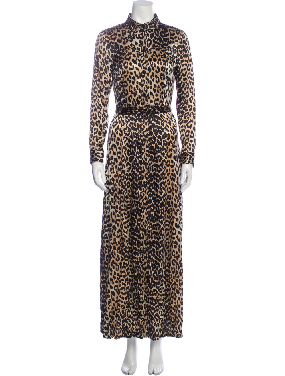 Ganni Silk Long Dress - image 1