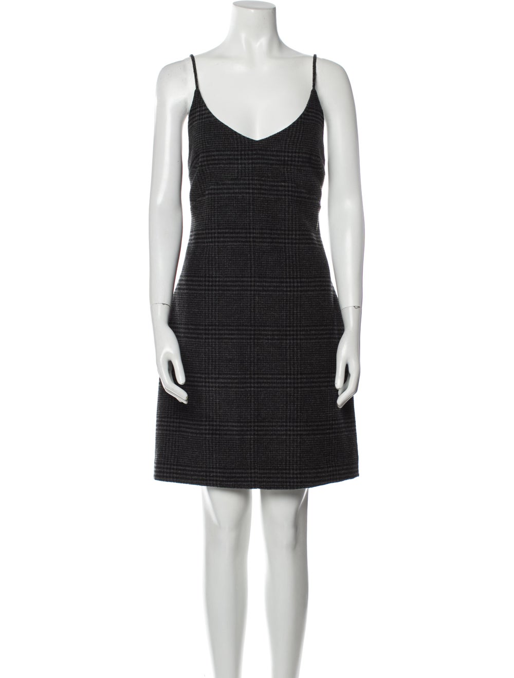 Ganni V-Neck Mini Dress - image 1