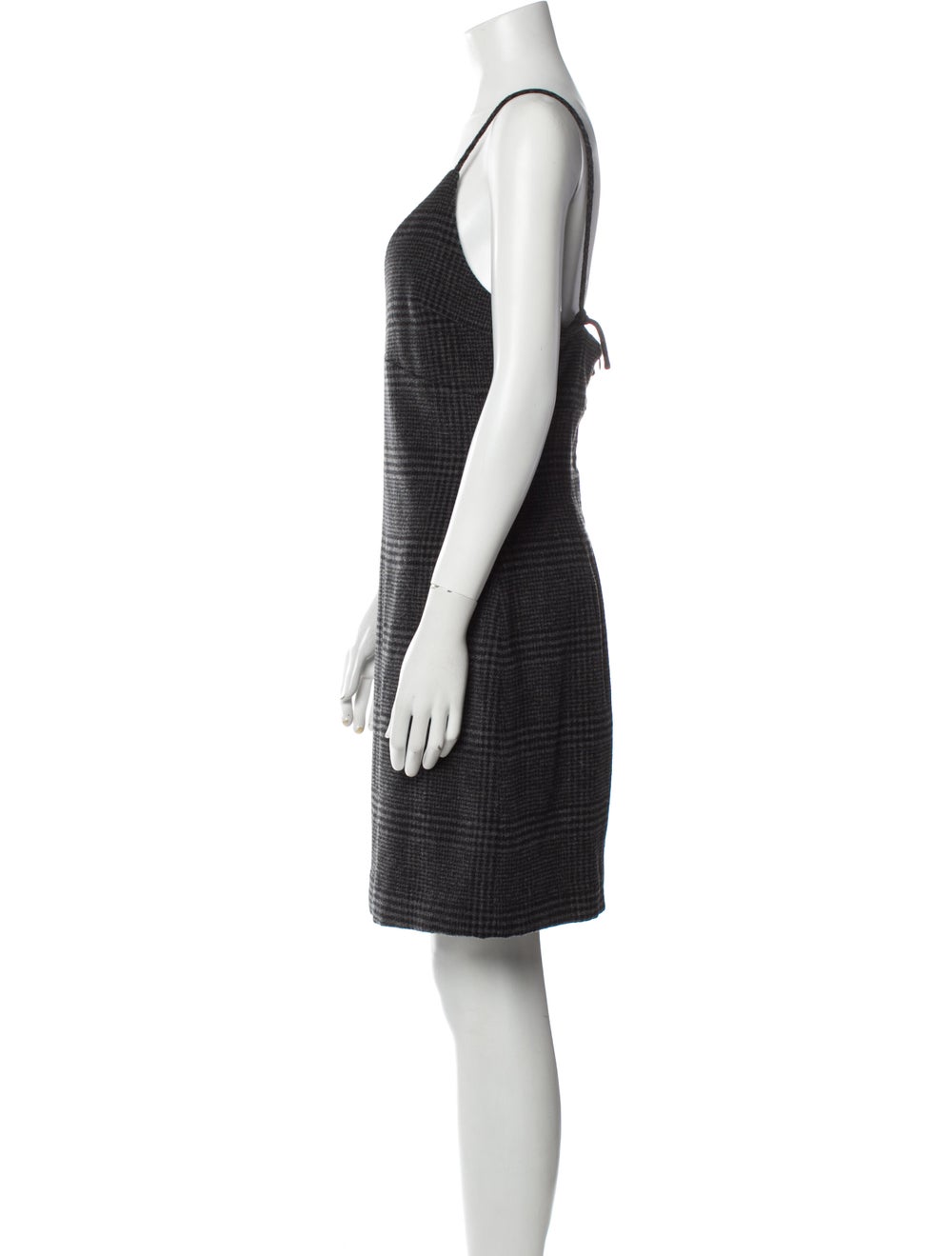 Ganni V-Neck Mini Dress - image 2