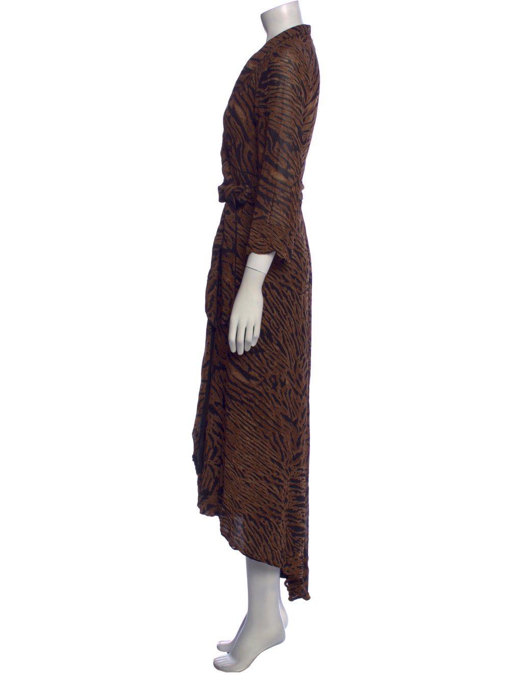 Ganni Animal Print Long Dress - image 2