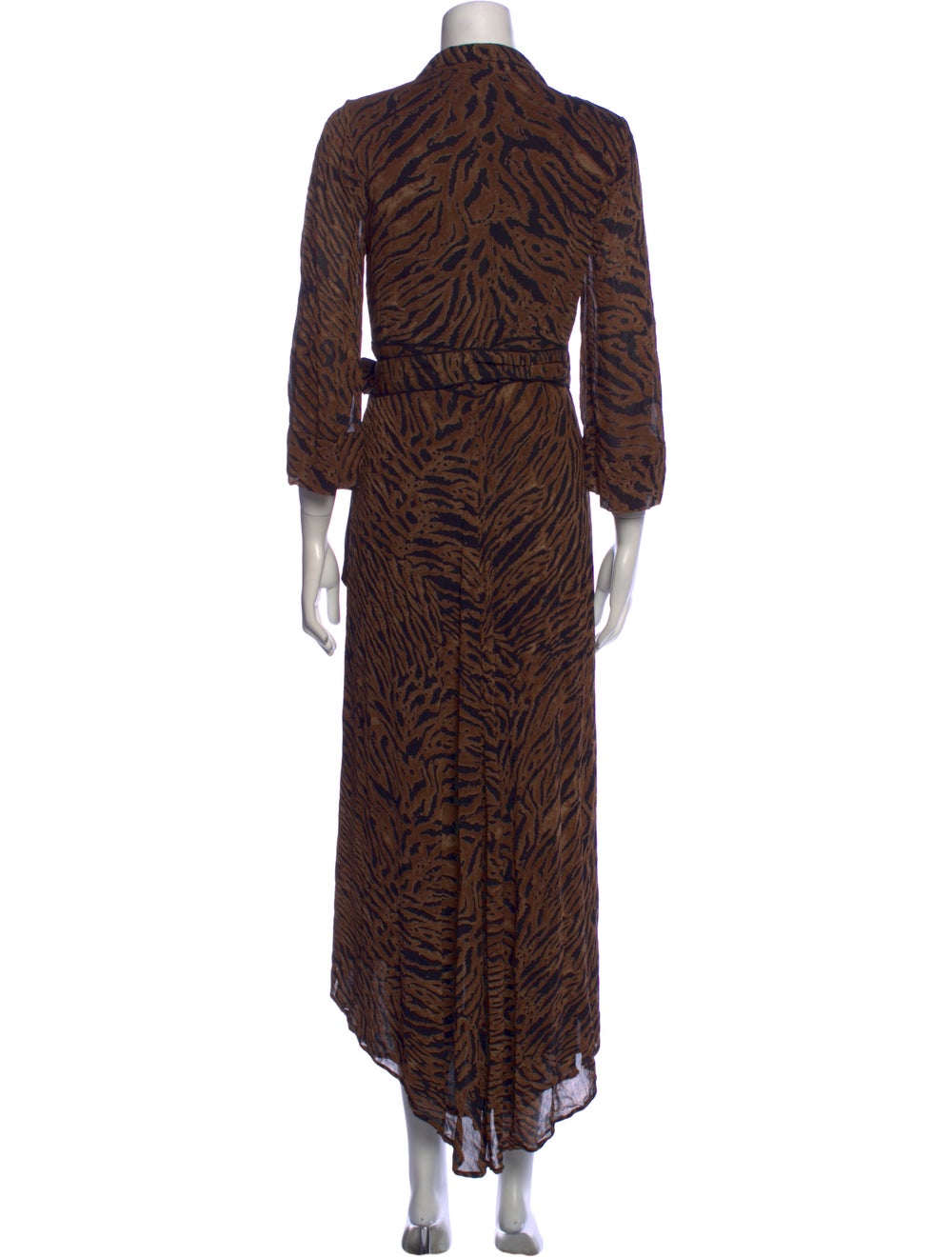 Ganni Animal Print Long Dress - image 3