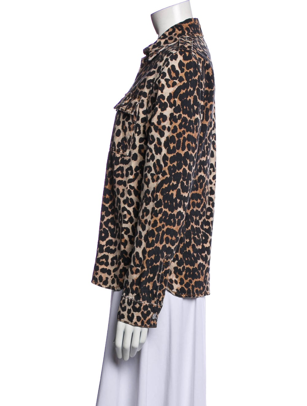 Ganni Animal Print Jacket - image 2