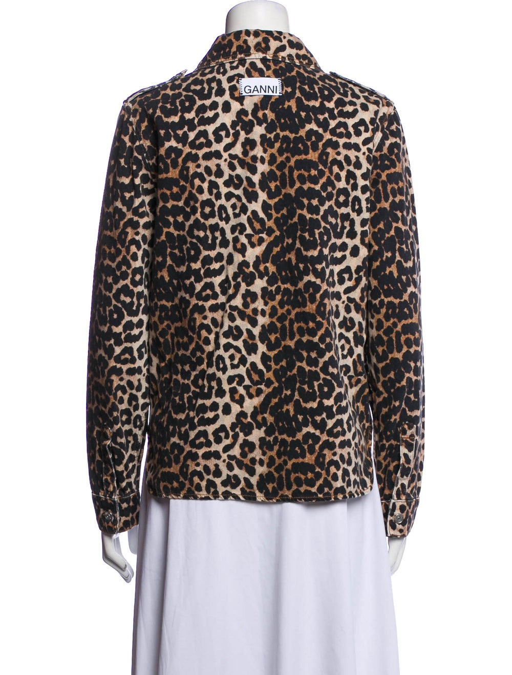 Ganni Animal Print Jacket - image 3