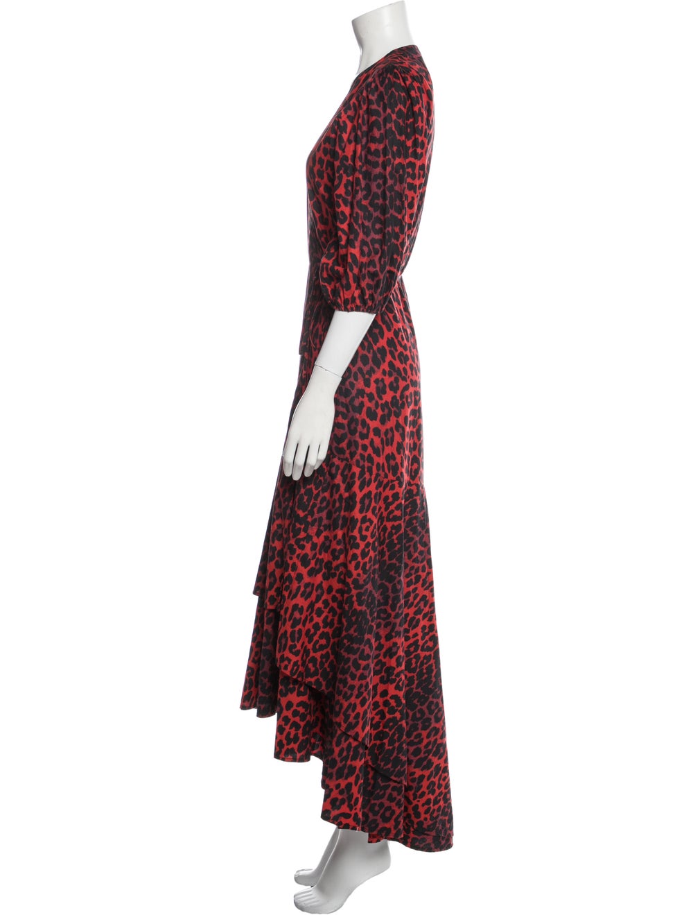 Ganni Animal Print Long Dress - image 2