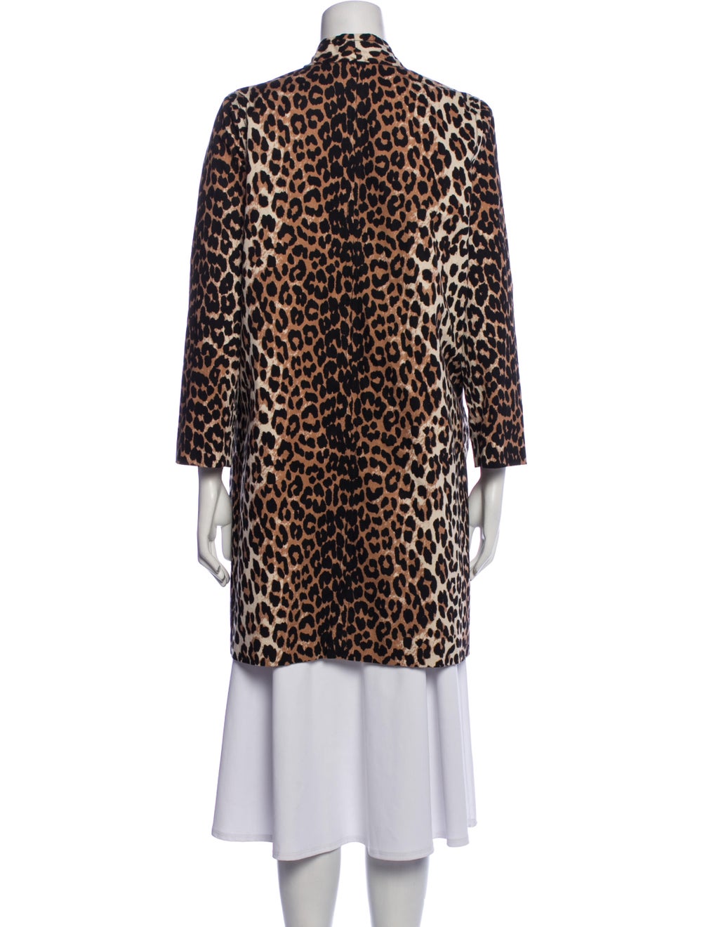 Ganni Animal Print Faux Fur Coat - image 3