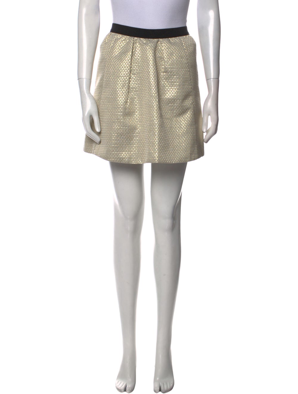 Ganni Ruffle Embellishment Mini Skirt - image 1