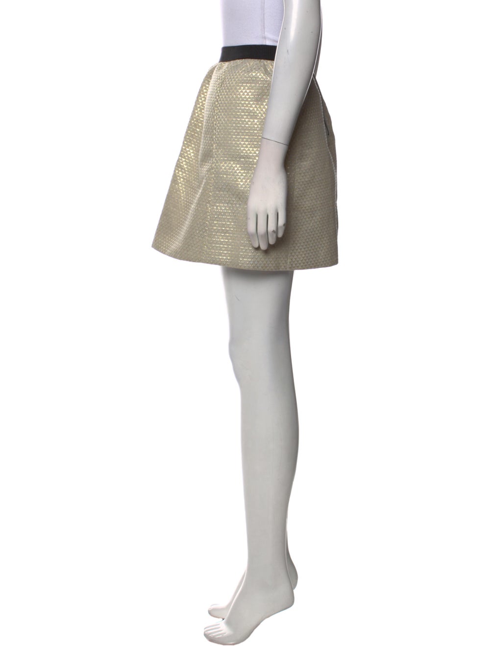 Ganni Ruffle Embellishment Mini Skirt - image 2