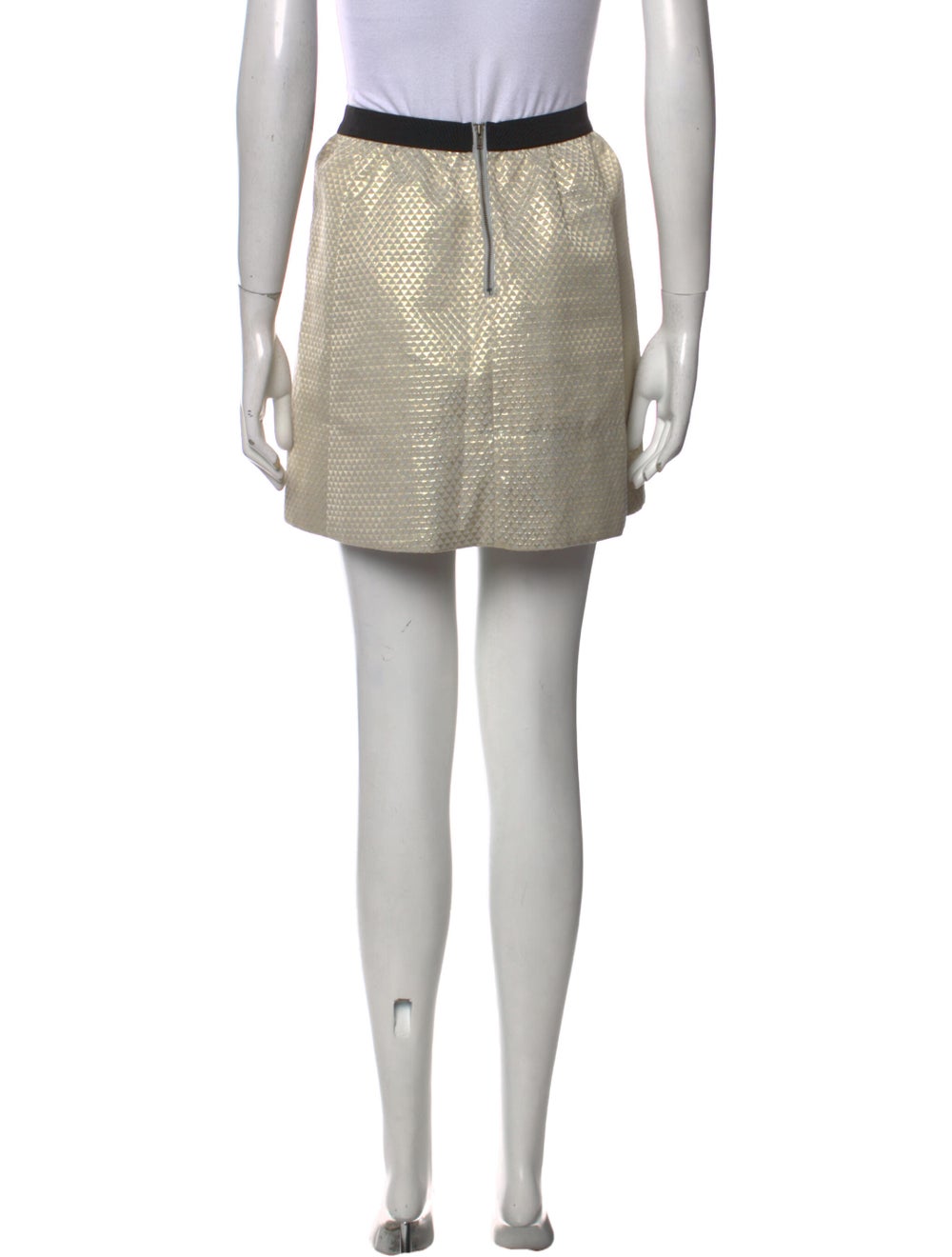 Ganni Ruffle Embellishment Mini Skirt - image 3