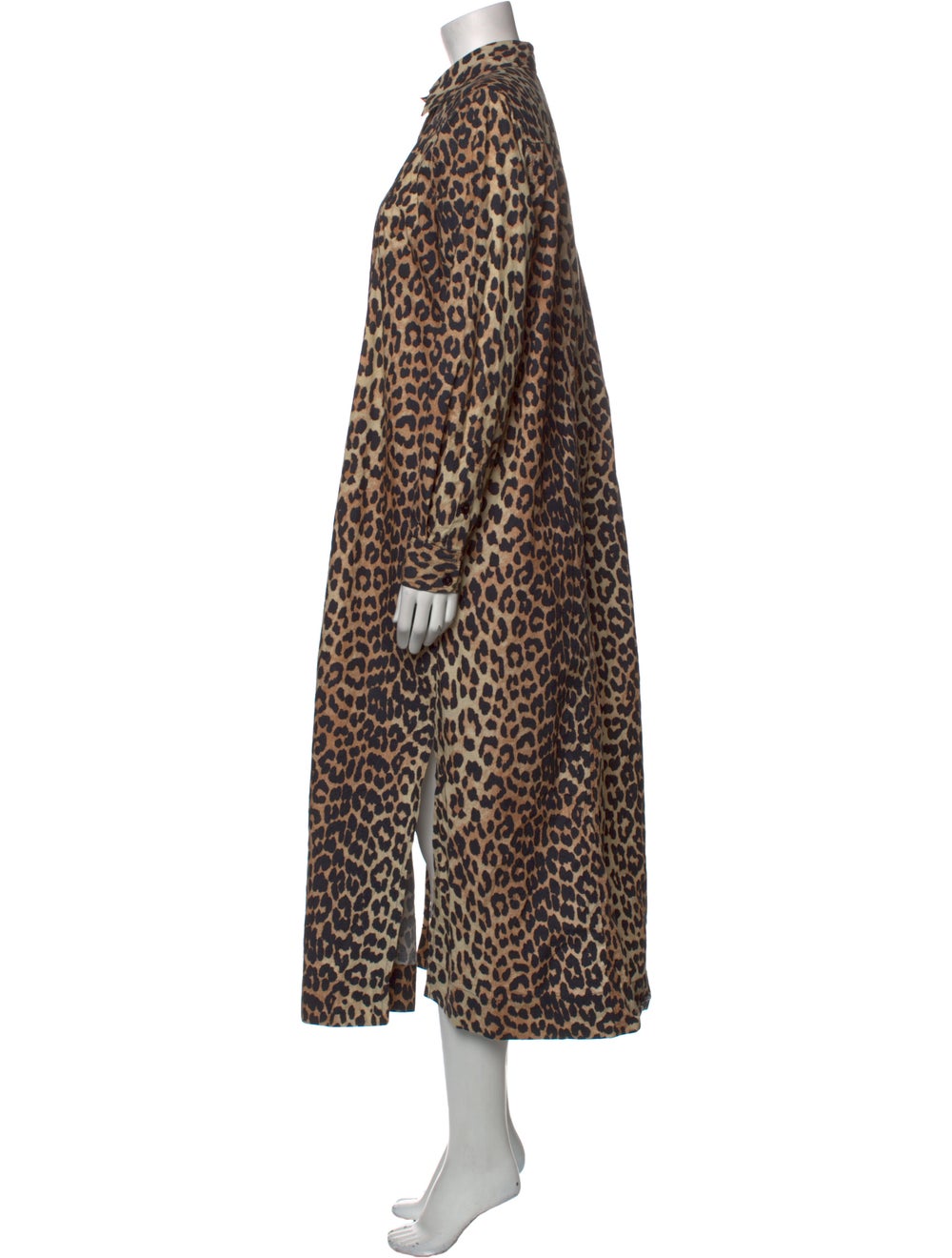 Ganni Animal Print Long Dress - image 2