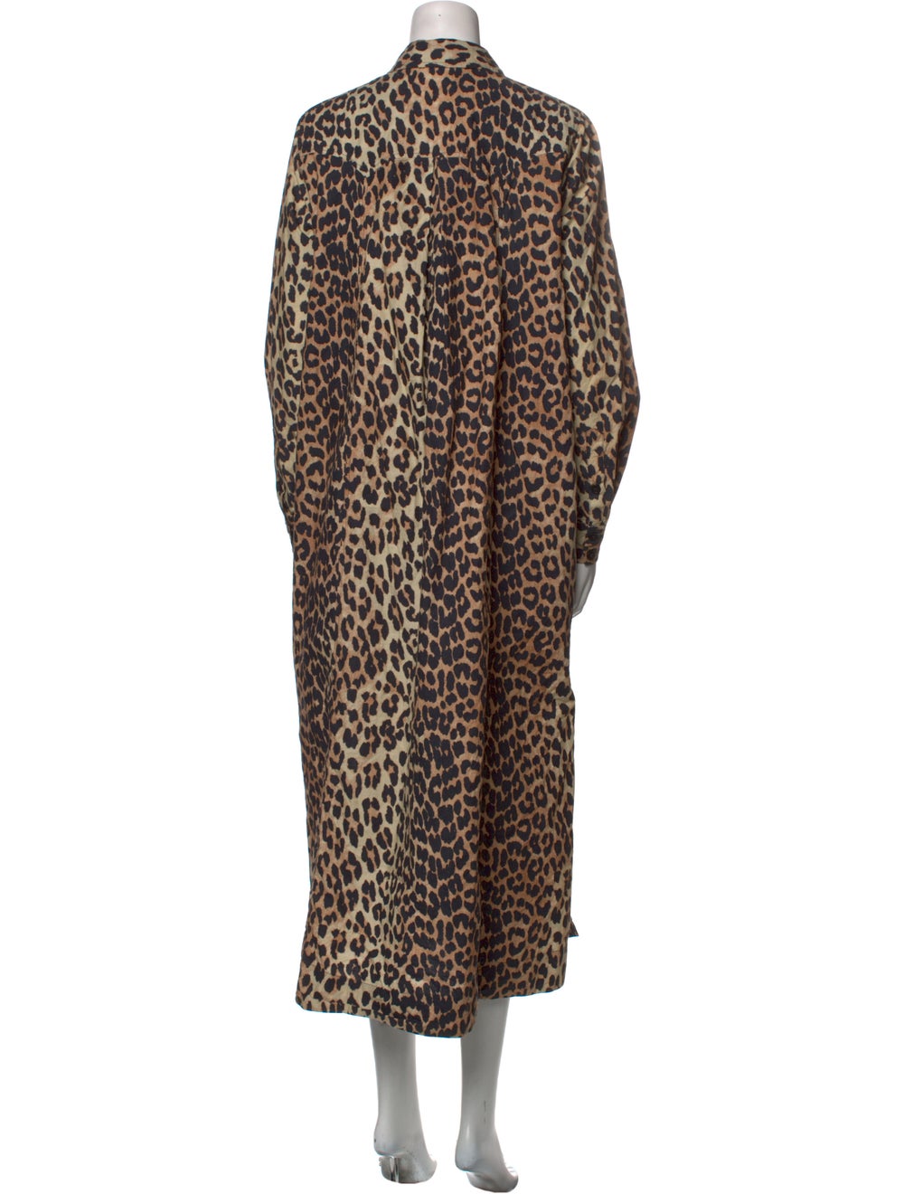 Ganni Animal Print Long Dress - image 3