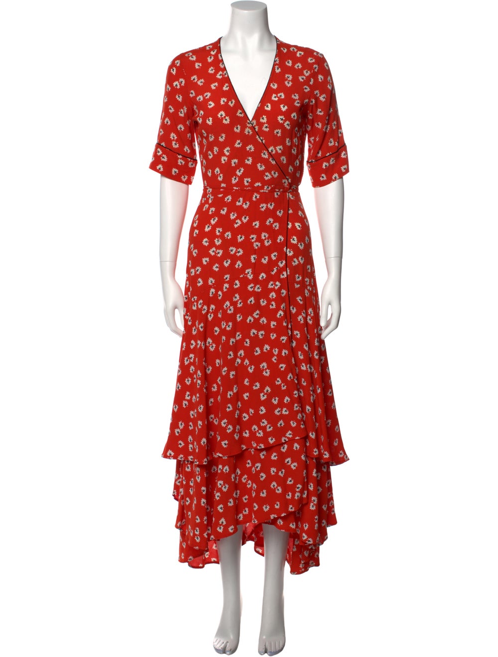 Ganni Floral Print Long Dress - image 1