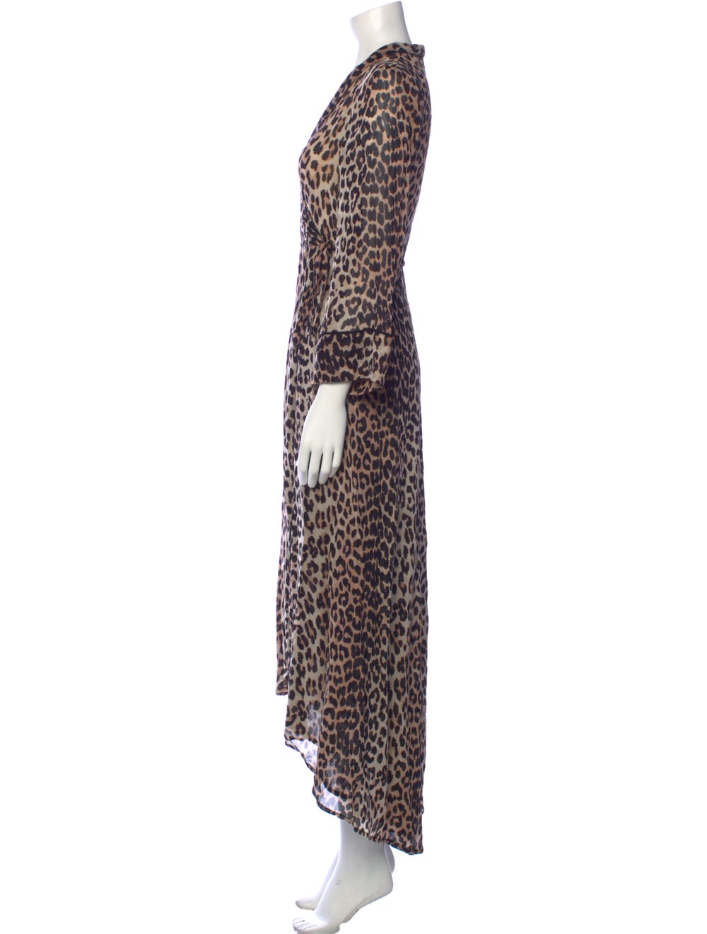 Ganni Animal Print Long Dress - image 2