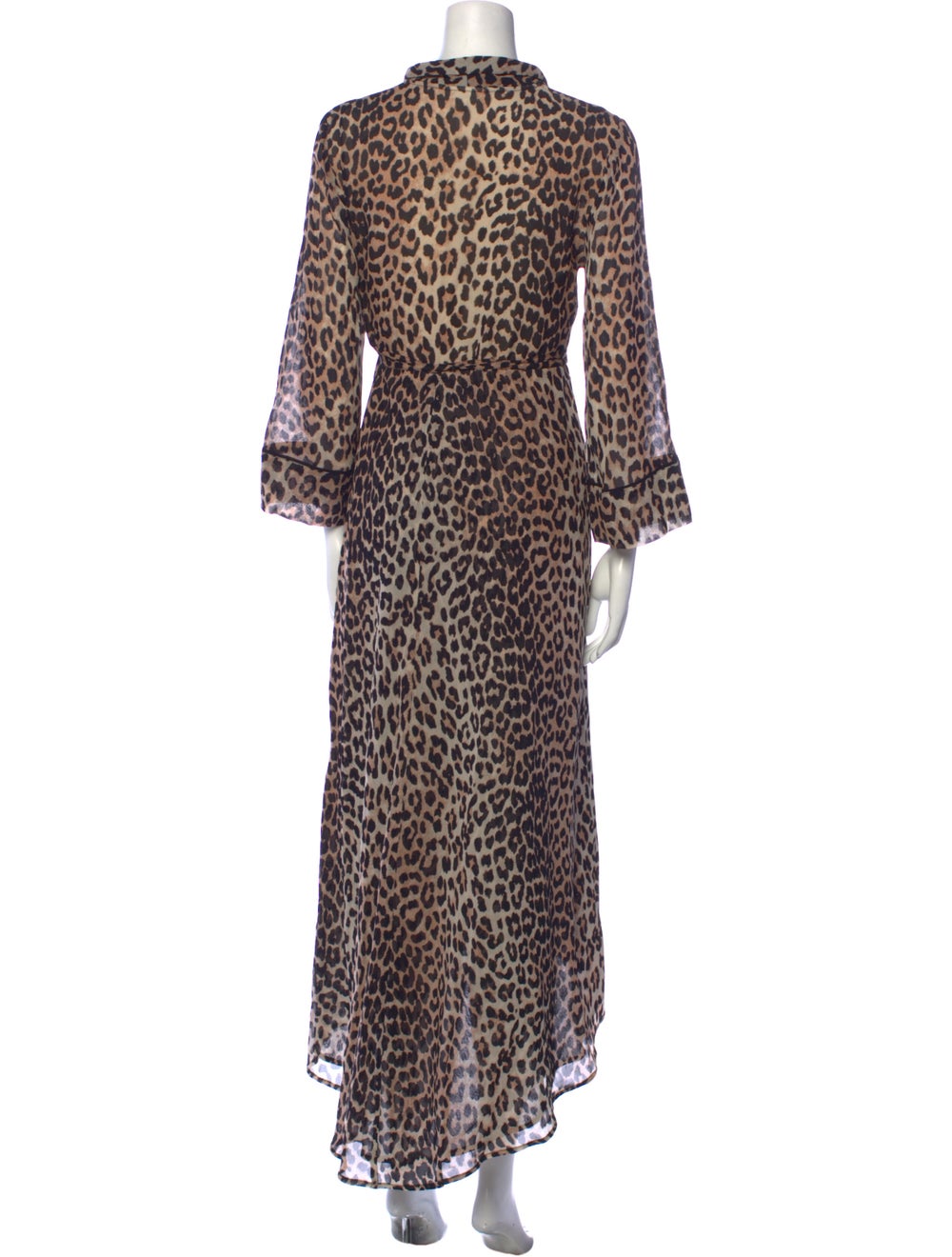 Ganni Animal Print Long Dress - image 3