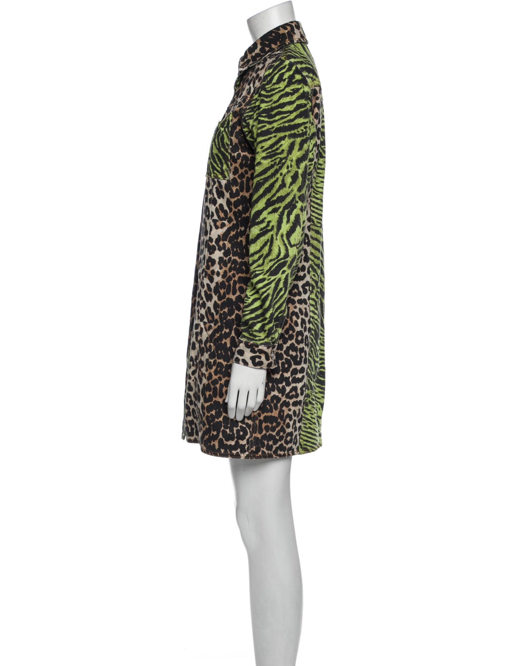 Ganni Animal Print Mini Dress - image 2
