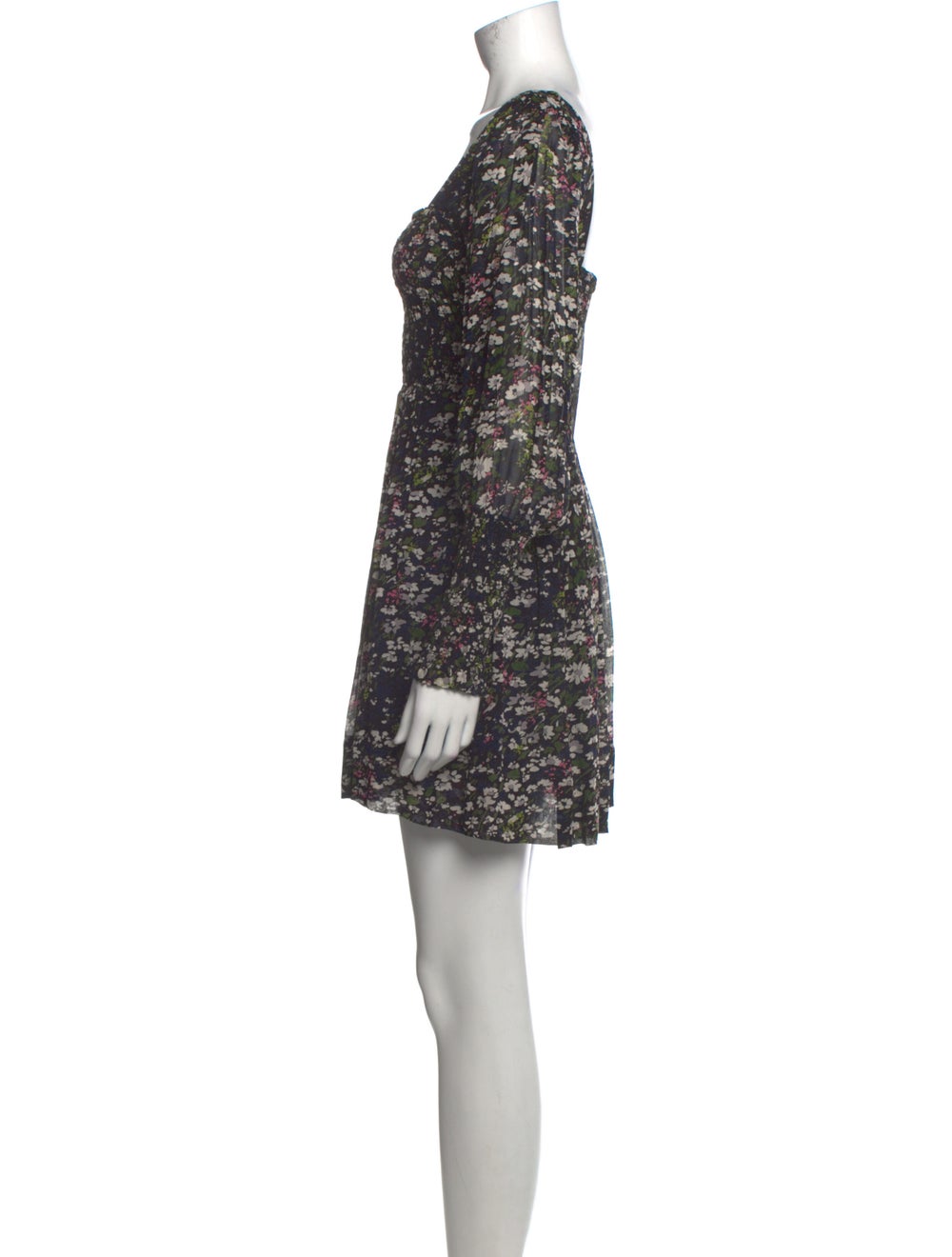 Ganni Floral Print Mini Dress - image 2