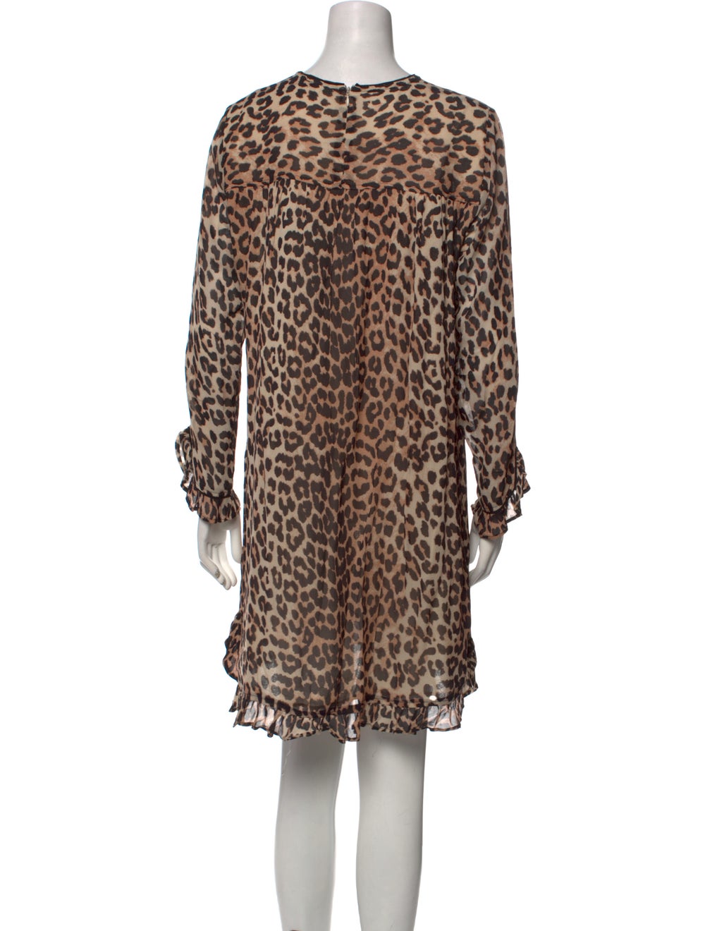 Ganni Animal Print Mini Dress - image 3