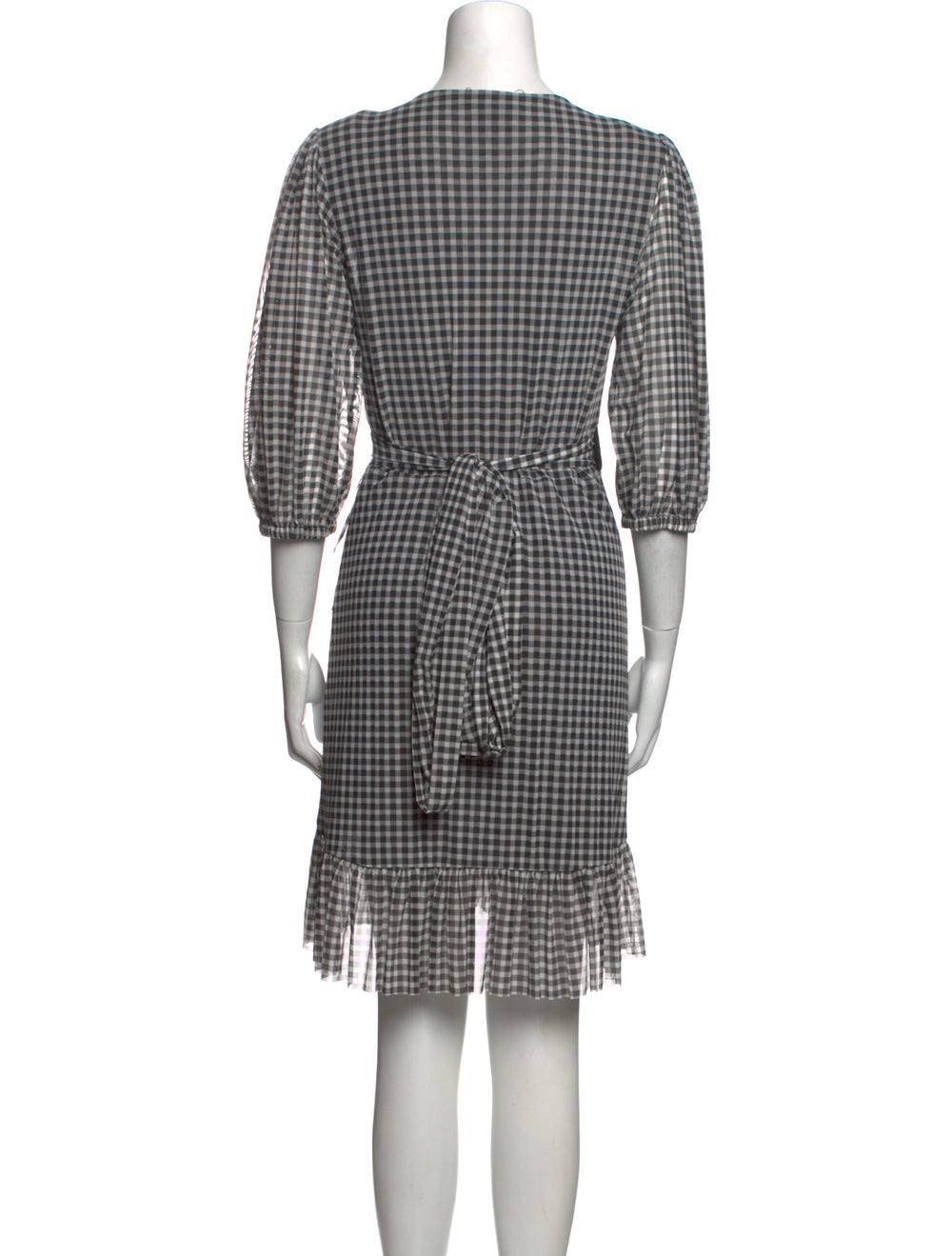 Ganni Plaid Print Mini Dress - image 3
