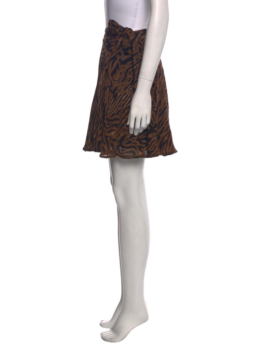 Ganni Animal Print Mini Skirt - image 2