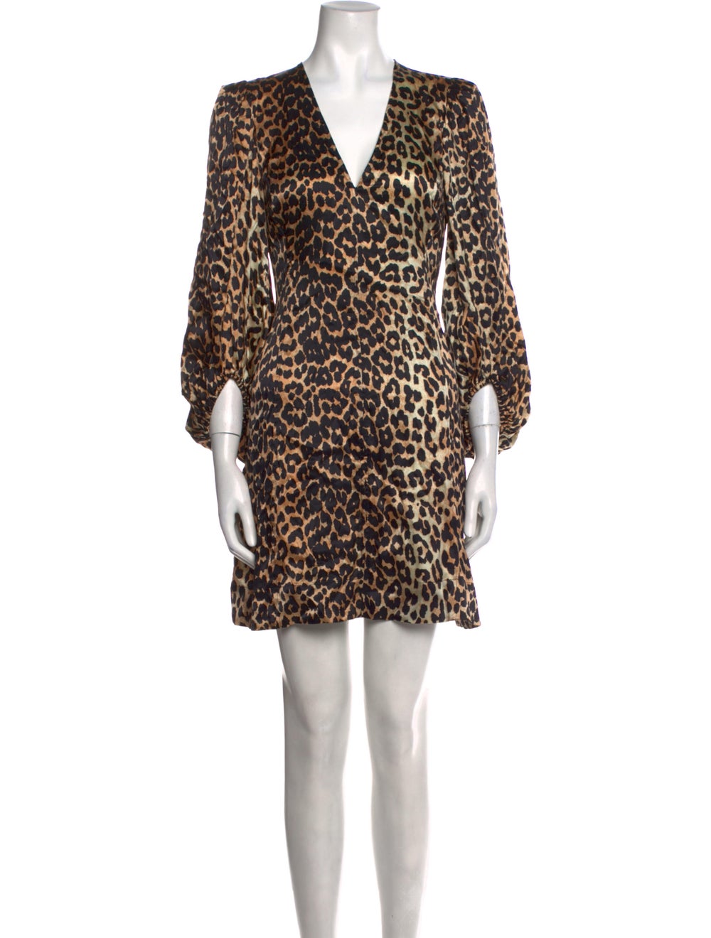 Ganni Silk Mini Dress - image 1
