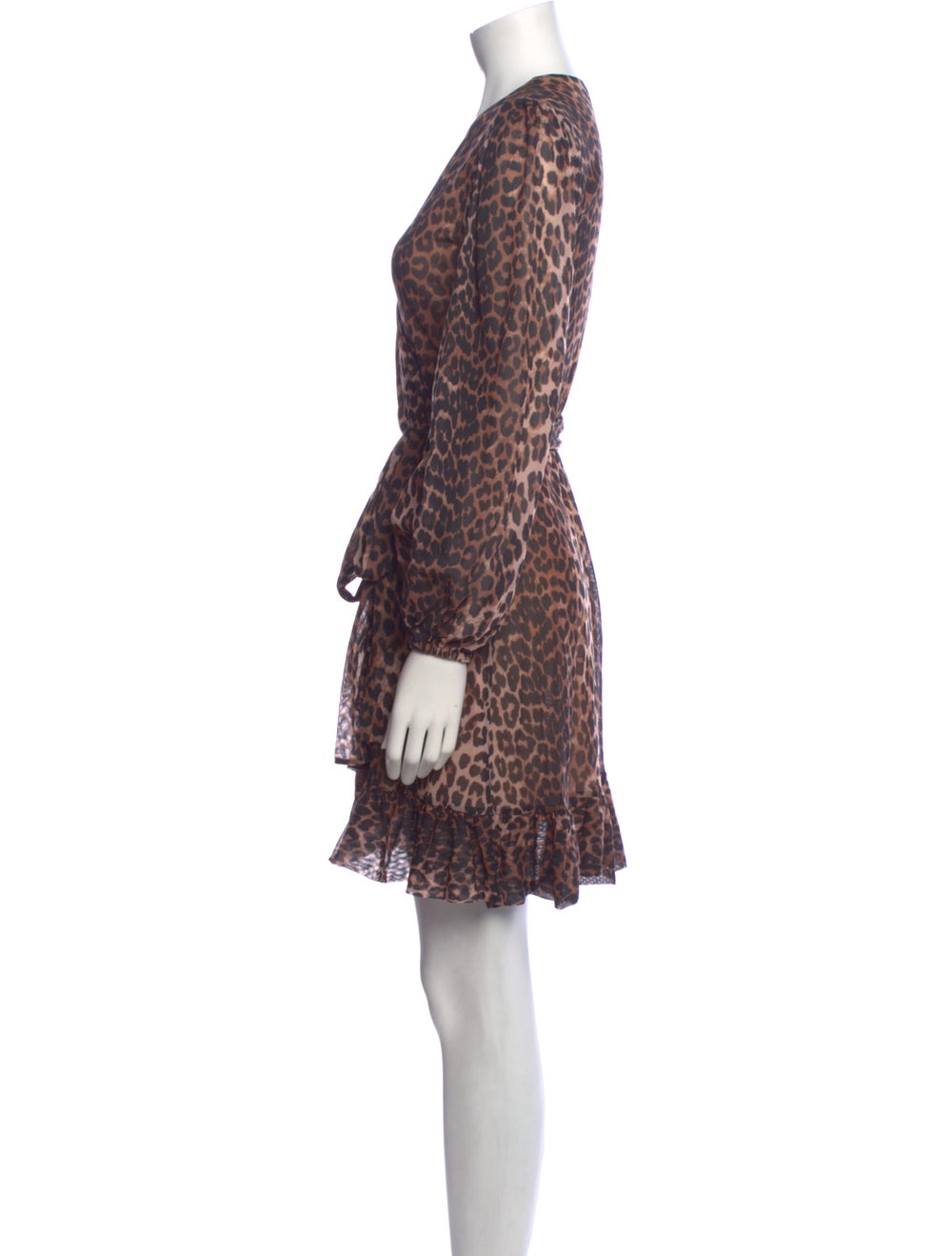 Ganni Animal Print Mini Dress - image 2