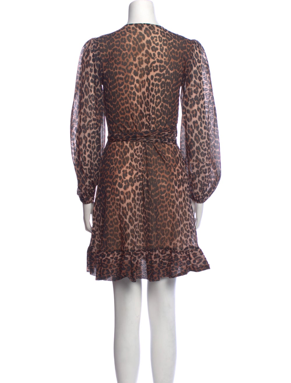 Ganni Animal Print Mini Dress - image 3