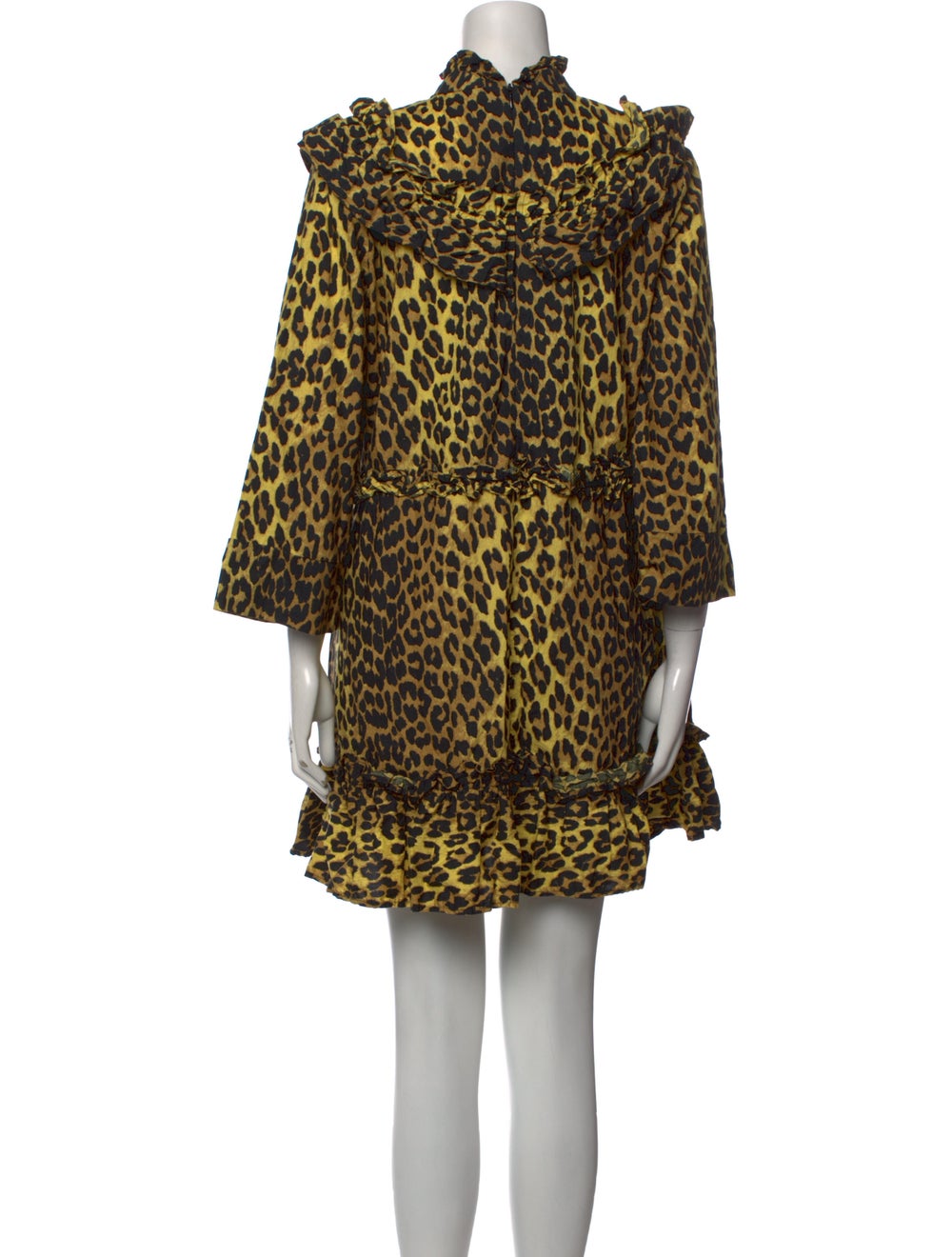 Ganni Animal Print Mini Dress - image 3