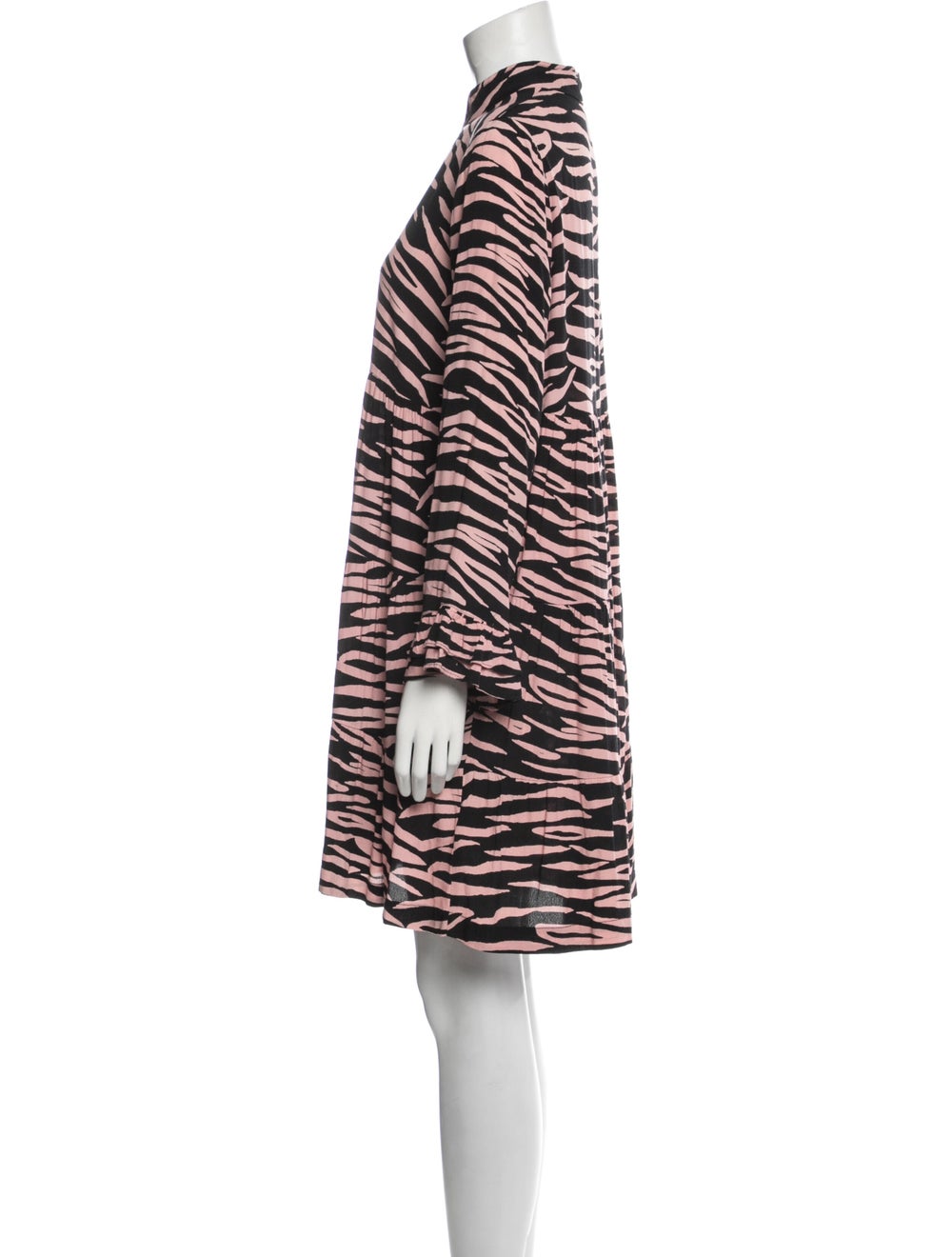 Ganni Animal Print Mini Dress - image 2