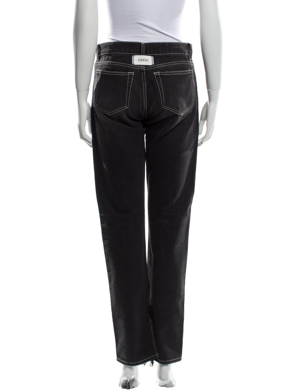 Ganni Mid-Rise Straight Leg Jeans - image 3