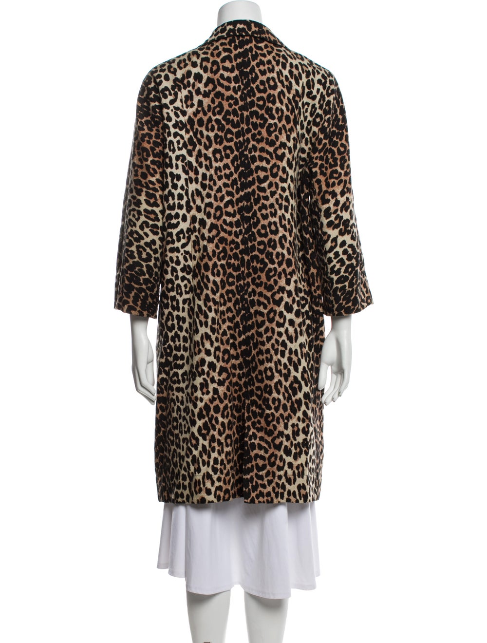 Ganni Animal Print Trench Coat - image 3