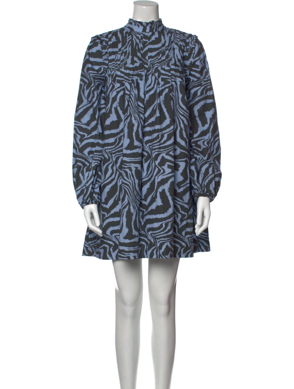 Ganni Printed Mini Dress - image 1
