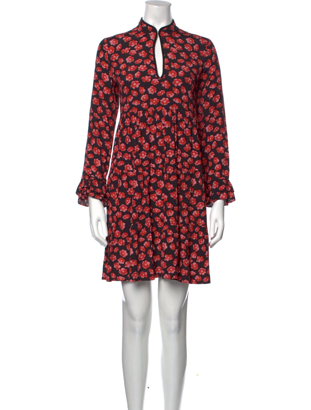 Ganni Floral Print Mini Dress - image 1