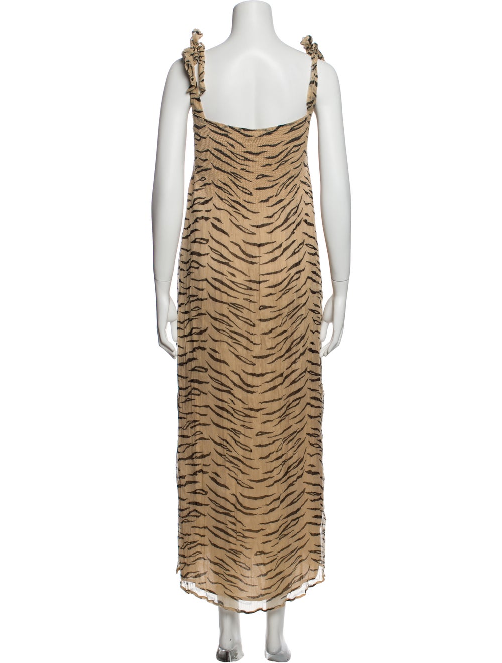 Ganni Animal Print Long Dress - image 3