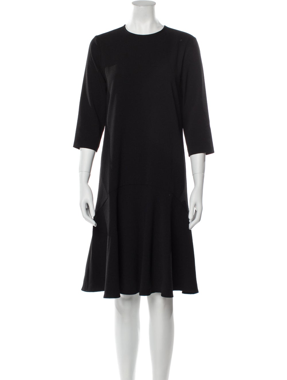 Ganni Crew Neck Knee-Length Dress - image 1