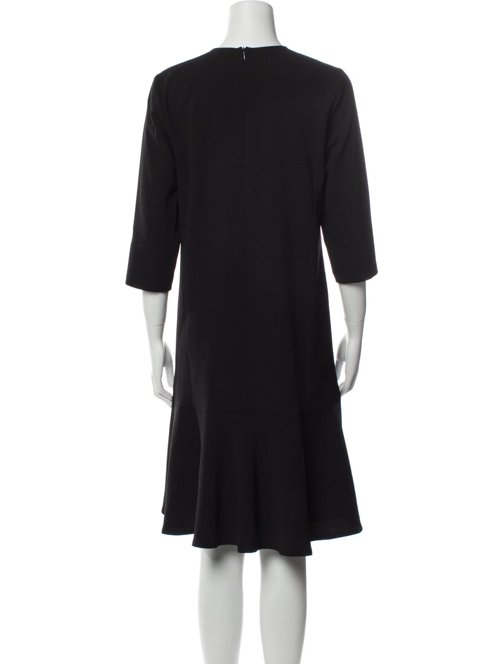 Ganni Crew Neck Knee-Length Dress - image 3