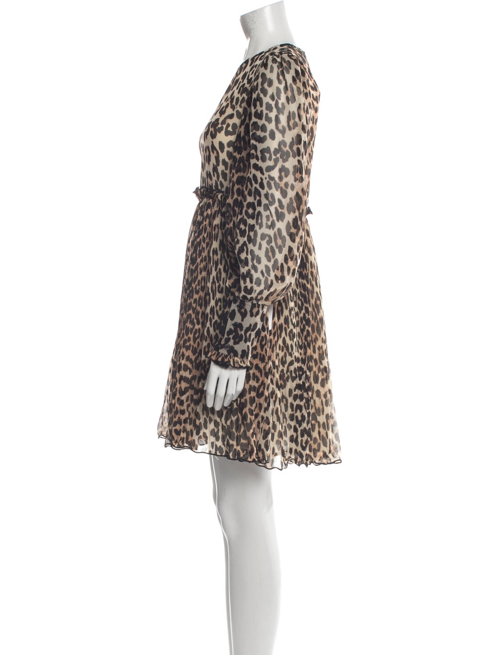 Ganni Animal Print Mini Dress w/ Tags - image 2