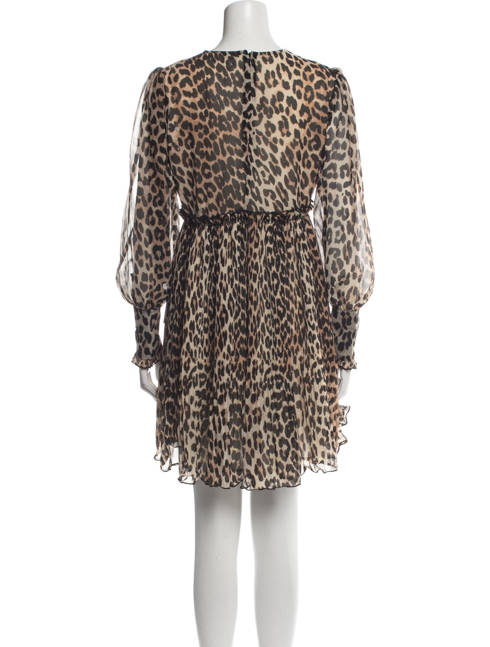 Ganni Animal Print Mini Dress w/ Tags - image 3