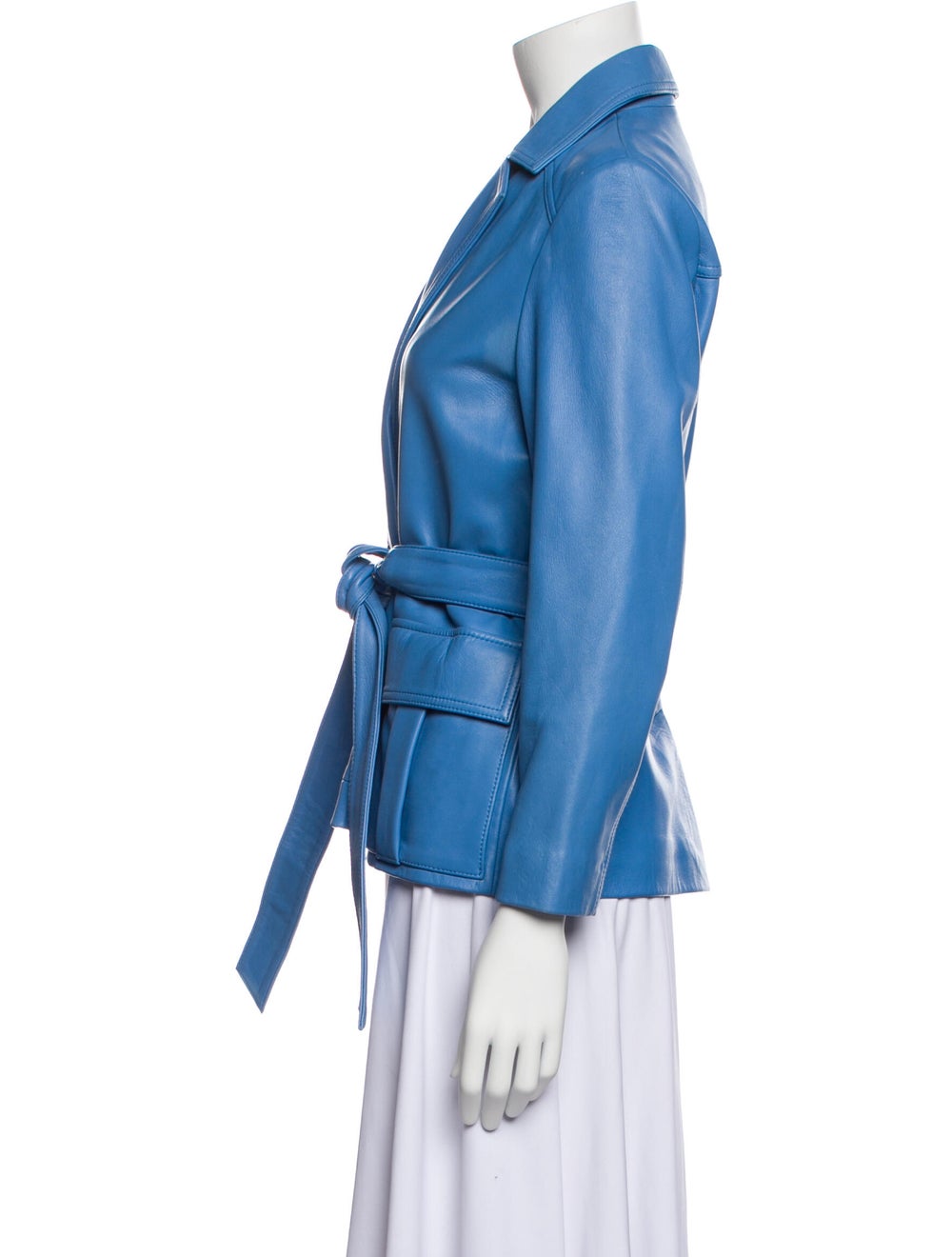 Ganni Lamb Leather Blazer - image 2