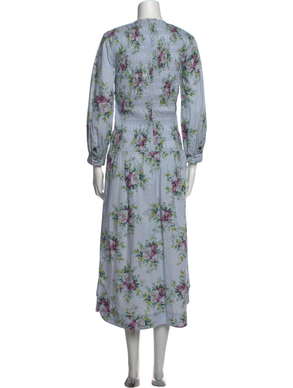 Ganni Floral Print Long Dress - image 3